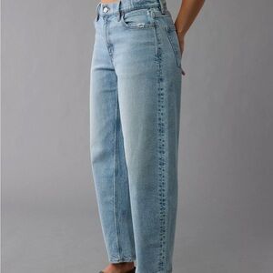 American Eagle Baggy Jean 6 Short Vintage Light Wash